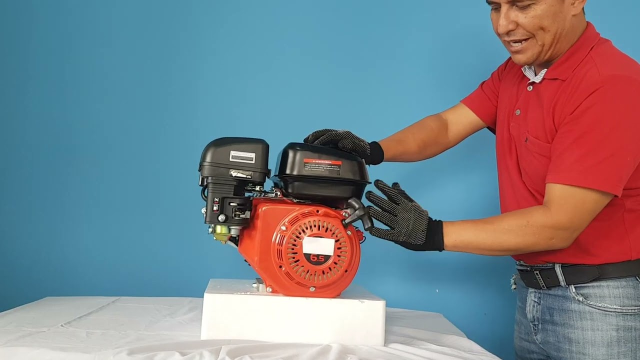 COMO ENCENDER UN MOTOR 4 TIEMPOS DE 6.5 HP ESTACIONARIO.