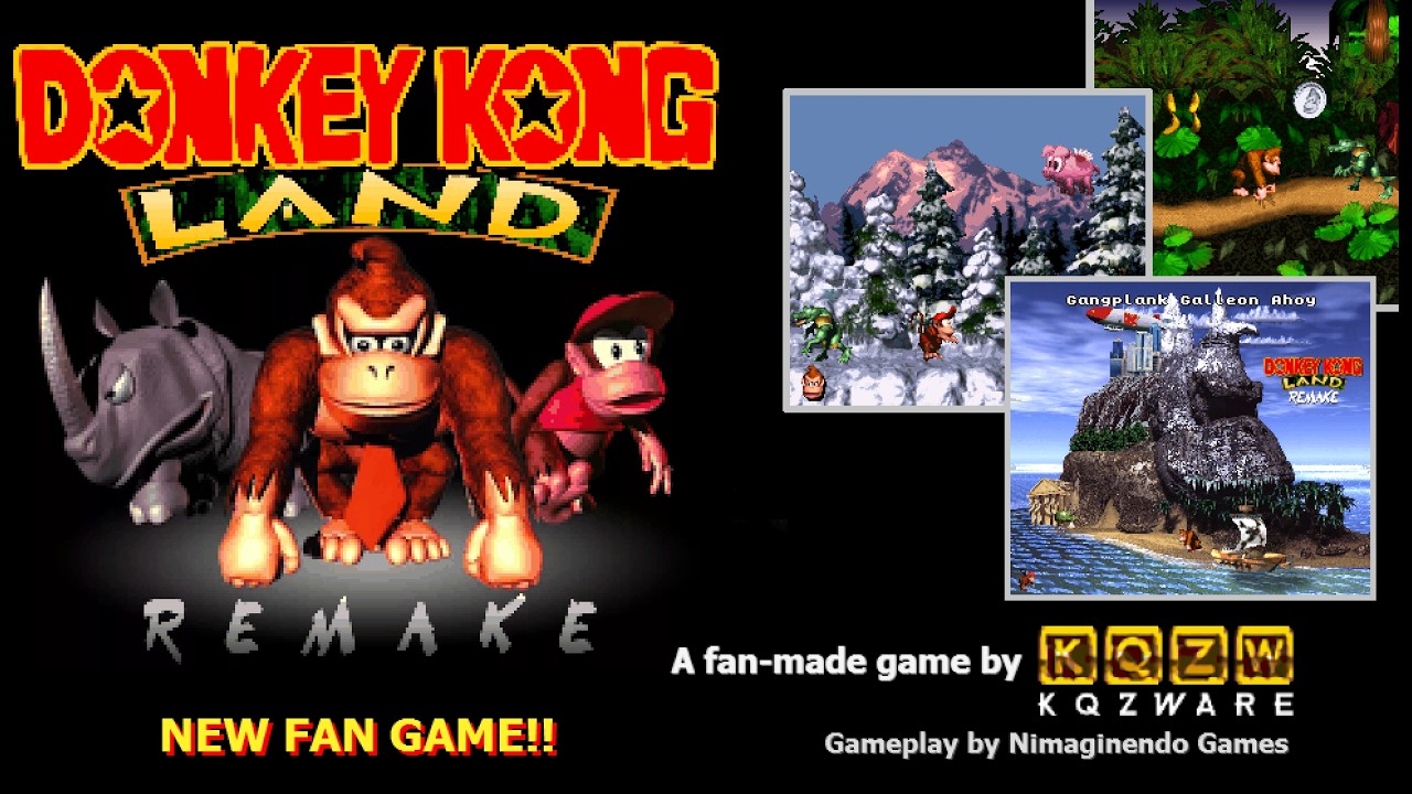 PC Gameplay - Donkey Kong Land Remake (2026 fan game by kasquez) | Nimaginendo Plays