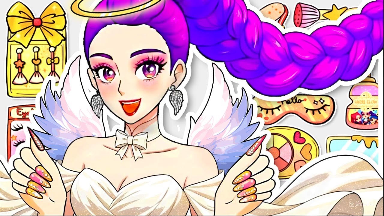 💖Paper DIY💖 KPOP DEMON HUNTERS Rumi Skincare + Makeup + Nail Blind Bag Unboxing | ASMR RESCUING