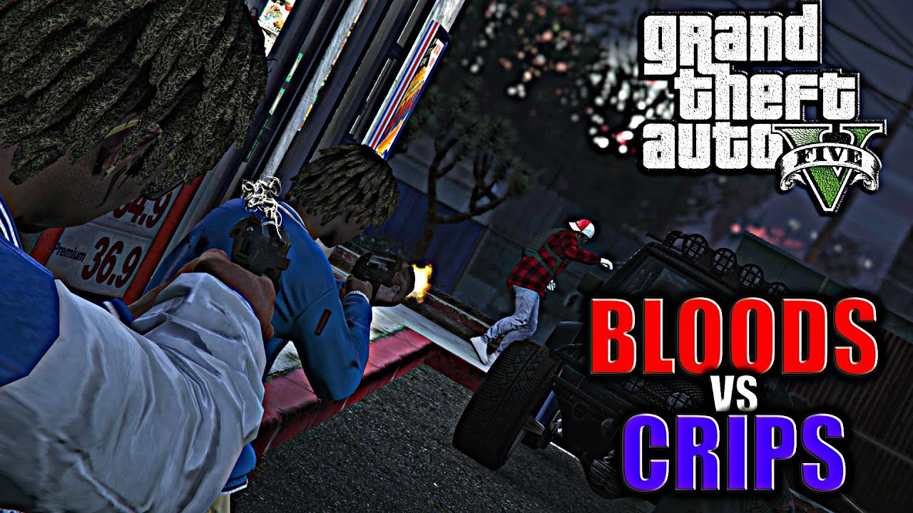 GTA 5 - BLOODS VS CRIPS #12