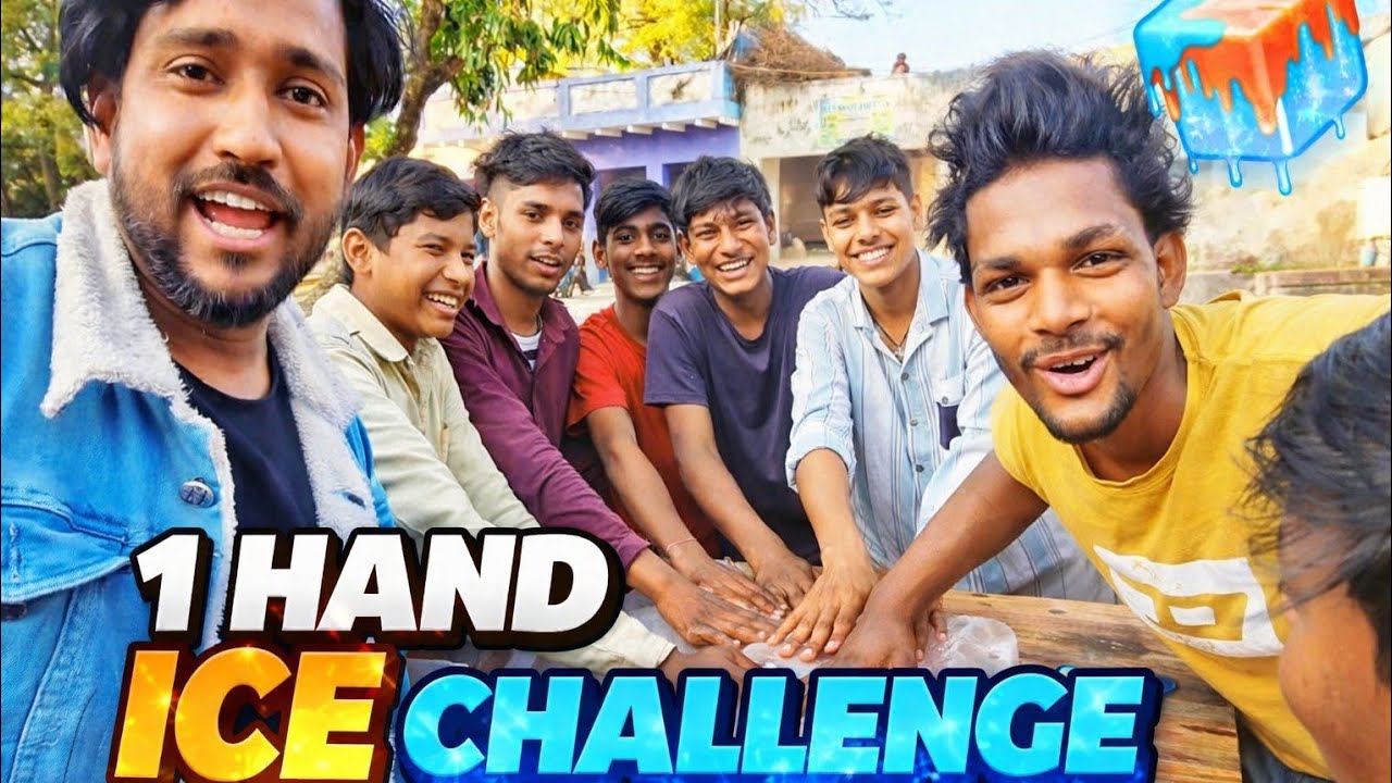 ❄️ 1 Hand Ice Challenge – How Long Can You Last? 