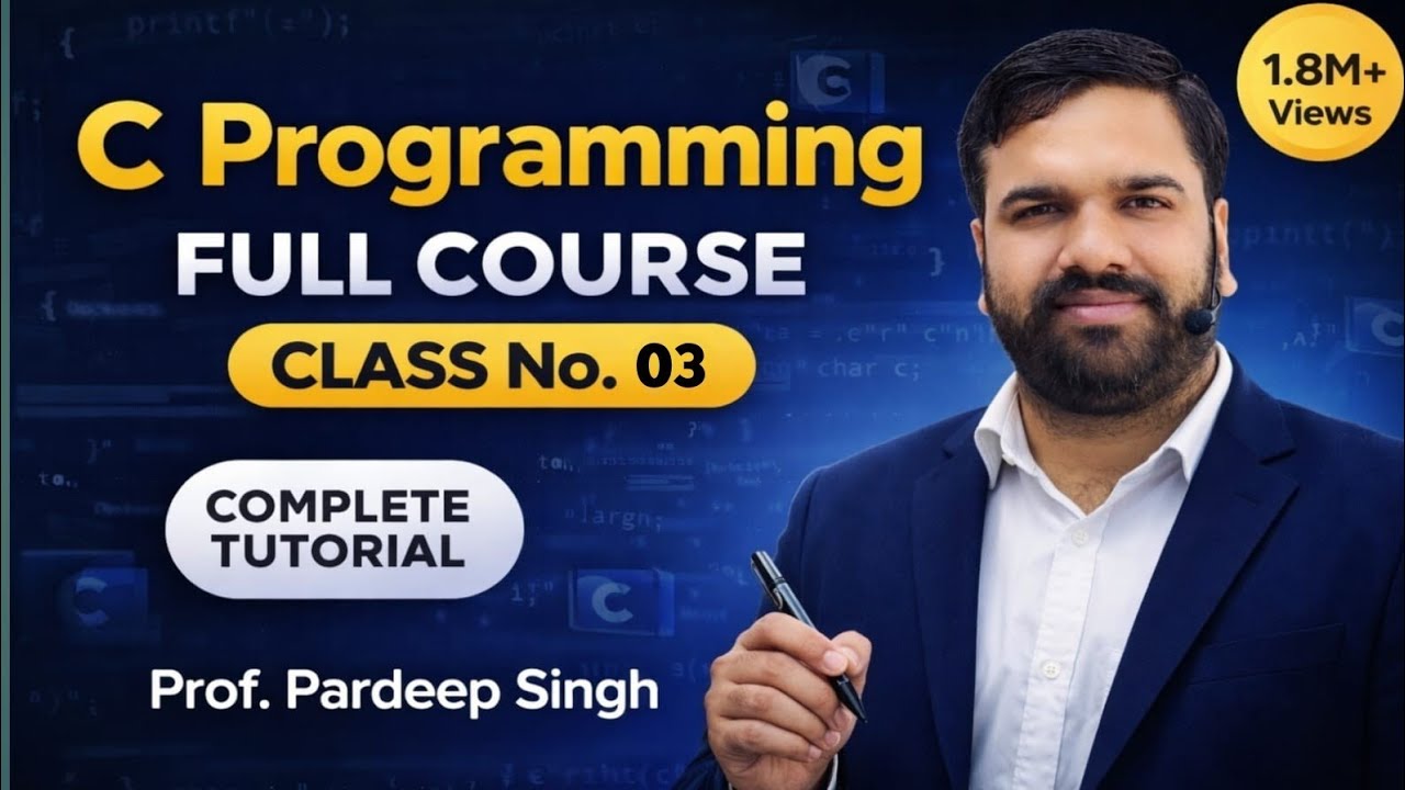 Computer Anudeshak 2026 | C Language Operators | Computer Anudeshak online class | Pradeep Sir | C-3