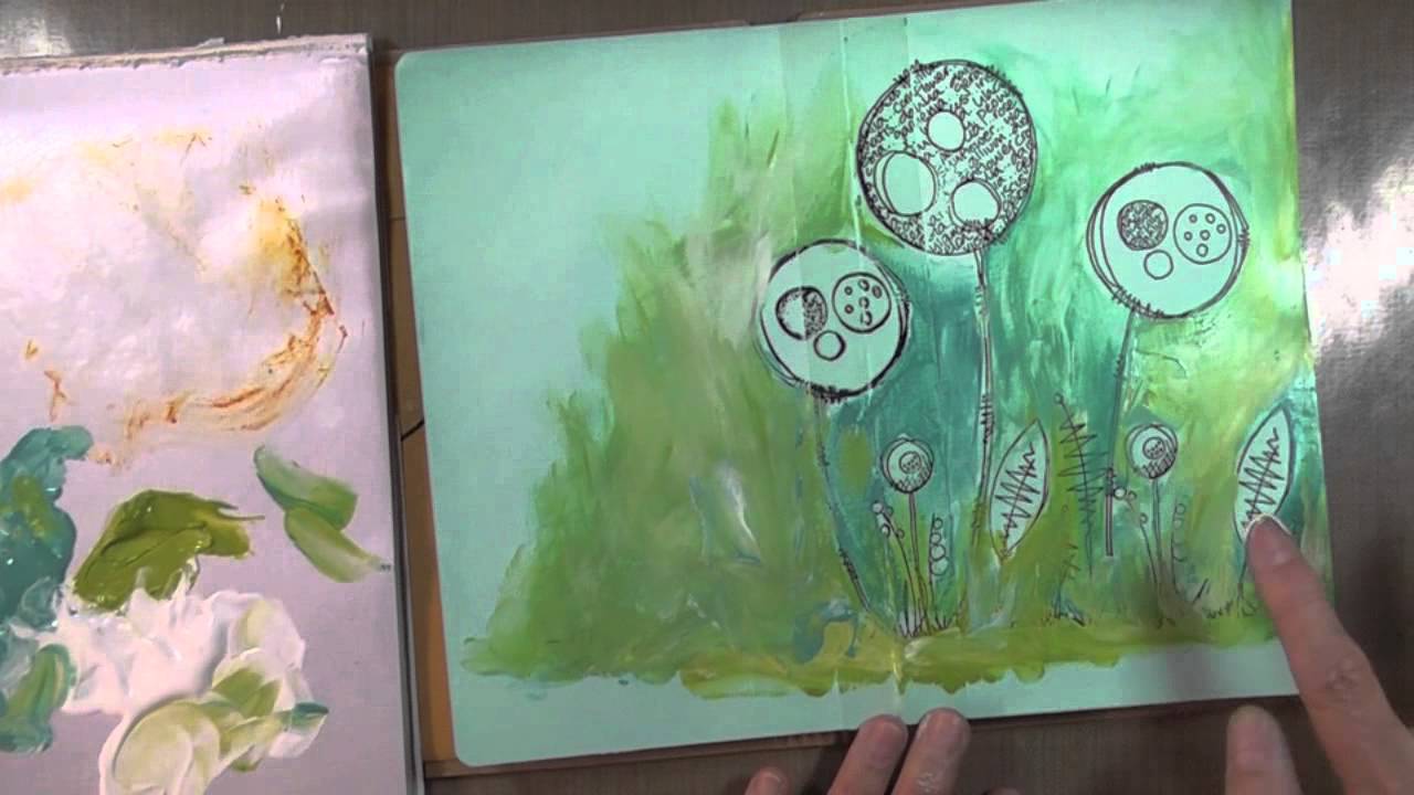 OTF: journal d'artiste avec les Primary Elements Art Journaling