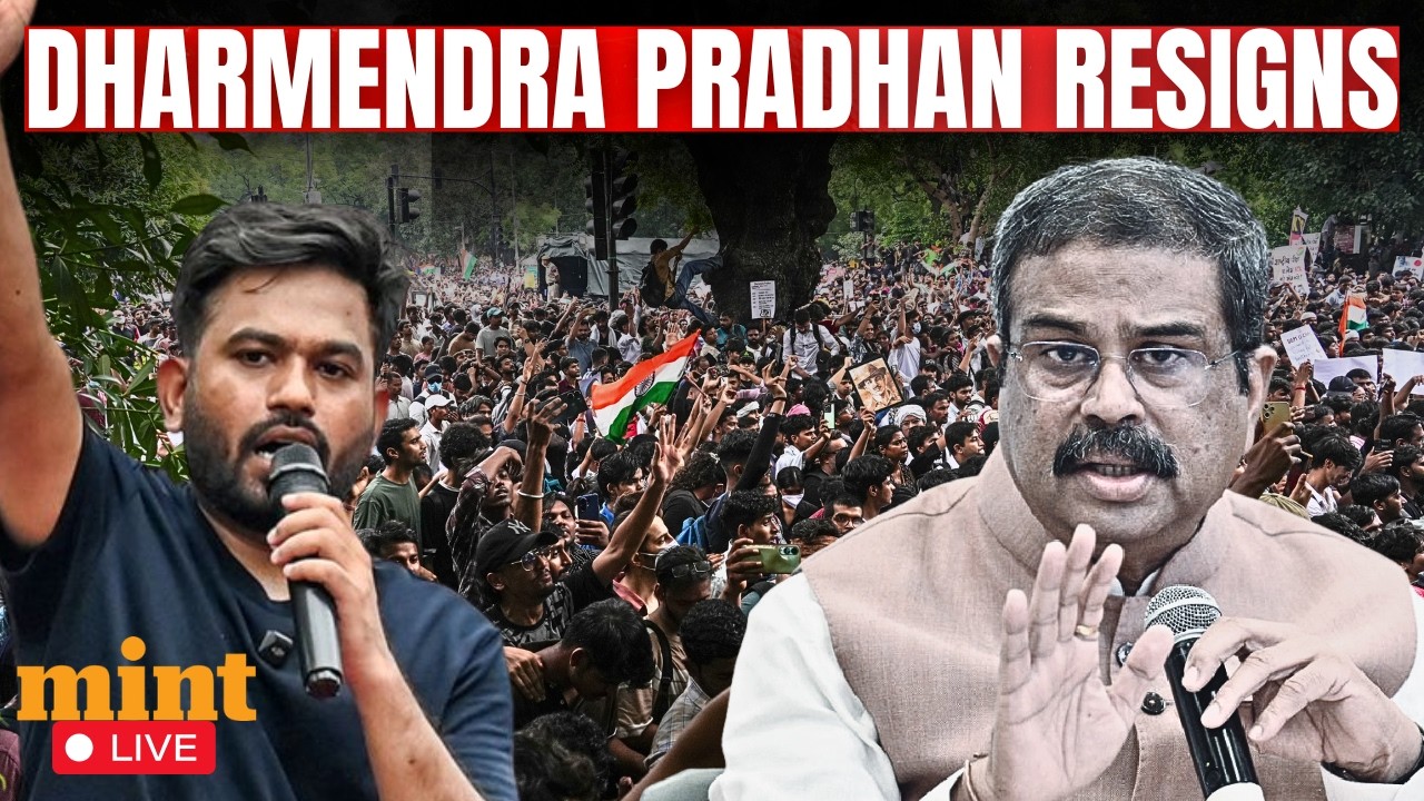 LIVE | Education Minister Dharmendra Pradhan Resigns Amid Neet Paper Leak Protests | CJP