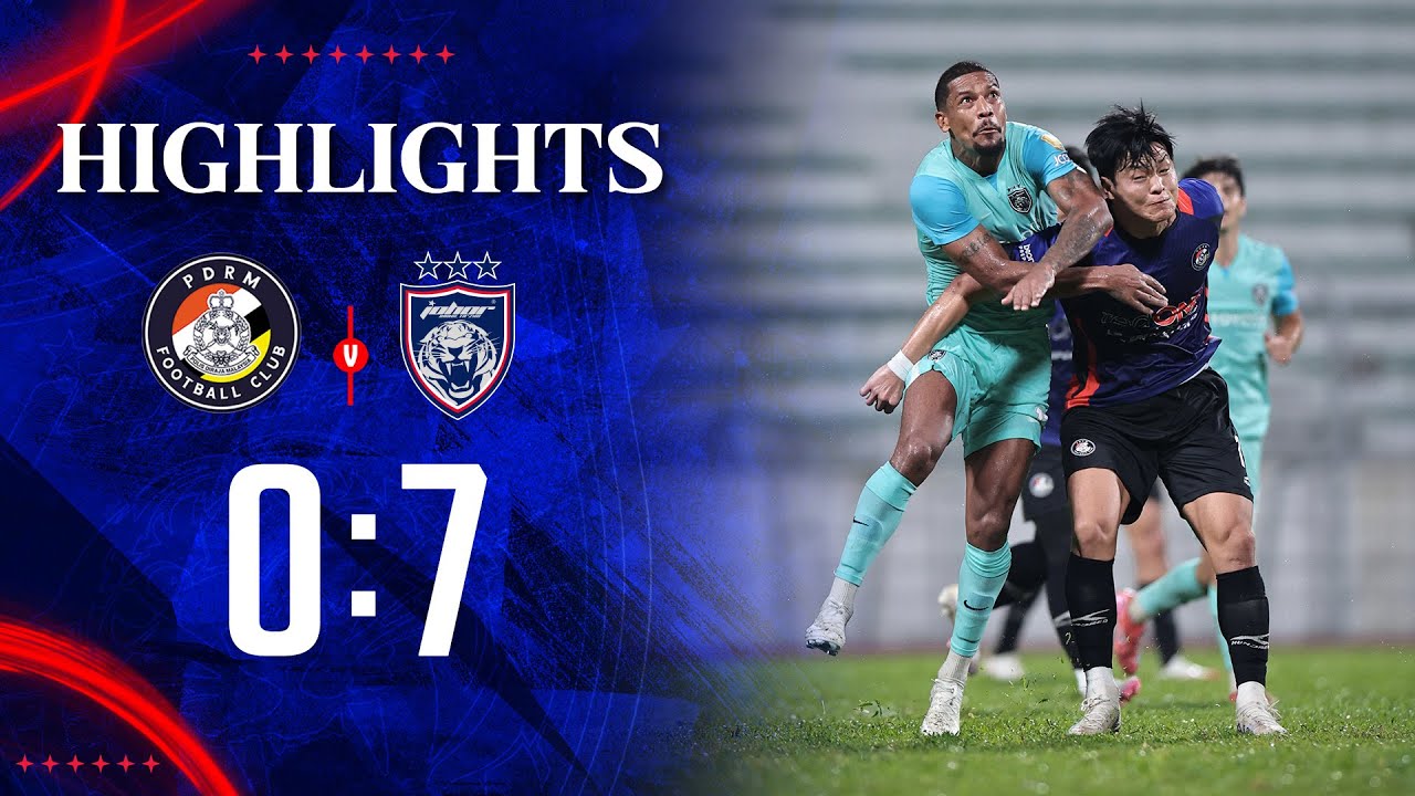 HIGHLIGHTS | PDRM FC 0-7 JOHOR DARUL TA’ZIM | LIGA SUPER 2025/26