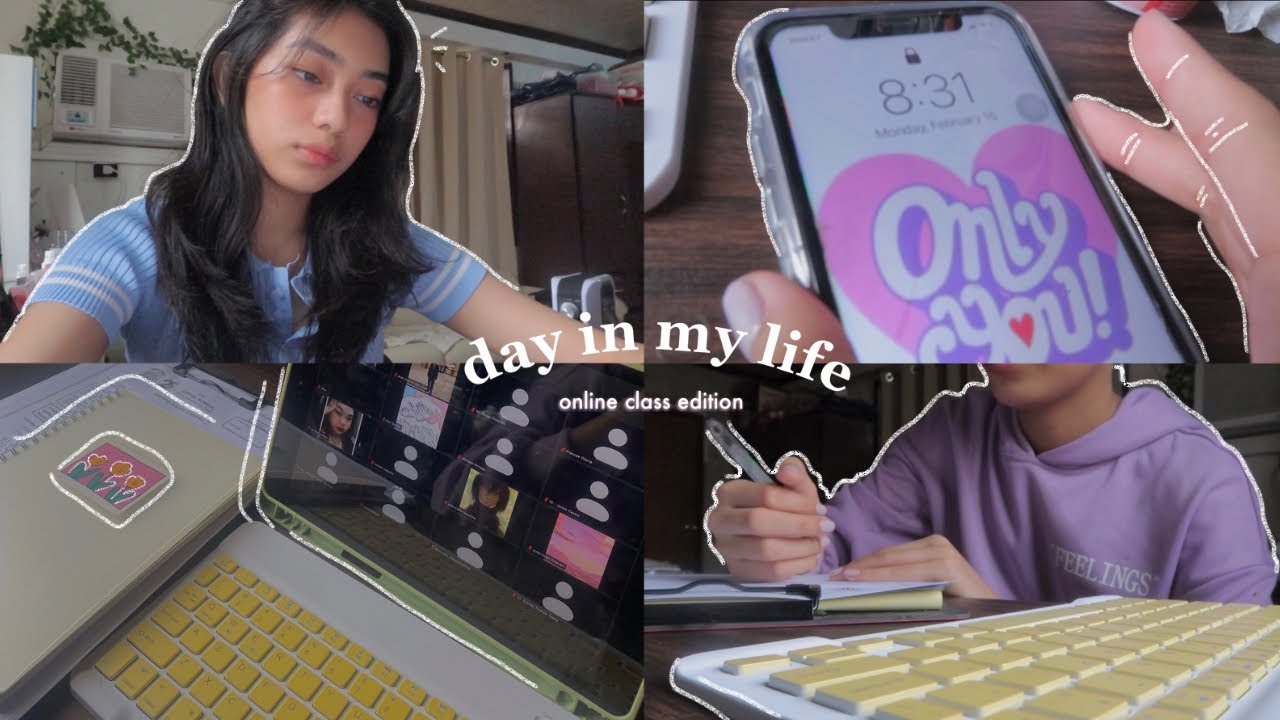 a day in my life; chill online class vlog pt.2 🍃