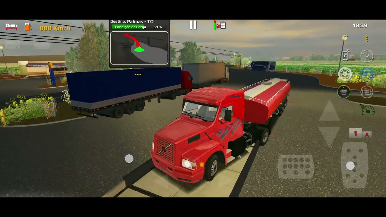 Vamos pegar a estrada com carreta euro truck Dynamic games 