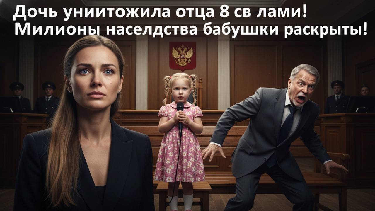 Шестилетняя дочь разоблачила отца 8 словами: он охотился за миллионами бабушкиного наследства!