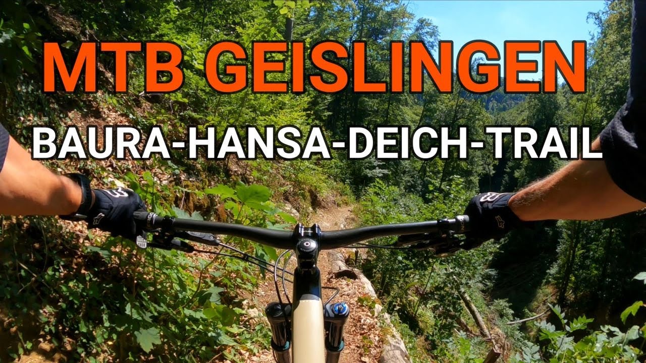 MTB GEISLINGEN - BAURA-HANSA-DEICH-TRAIL - VON SCHNITTLINGEN INS ROGGENTAL