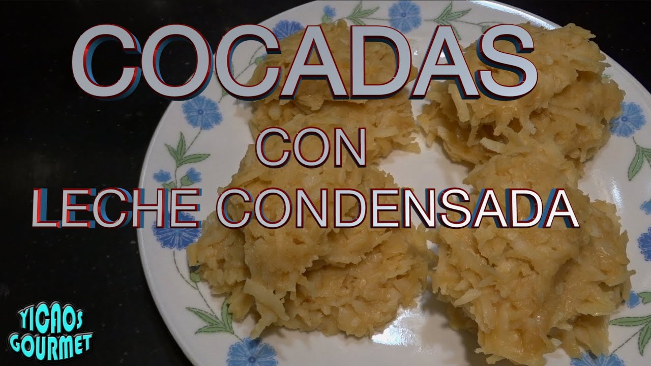 COCADAS CON LECHE Condensada  #recetasyicaos #cocina #comida #postres #gastronomia #recipe #recetas