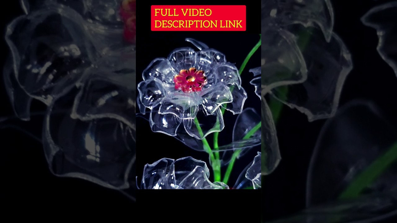 FLOWERS FROM PLASTIC BOTTLE