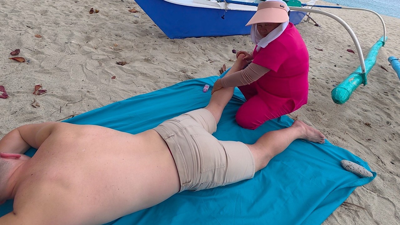 ASMR Beachside Massage on a Quiet Shore 💆‍♂️✨