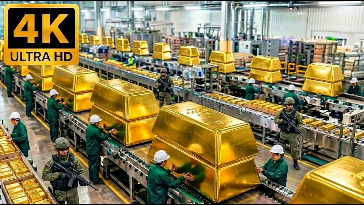 Así se Produce el ORO 24K | De la Mina al Lingote Puro