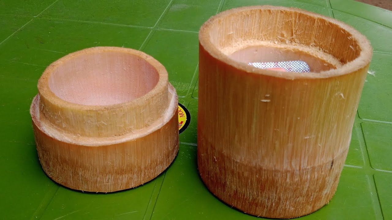 DIY Bamboo Container to Store anything | How to make a small container made from Bamboo🎍