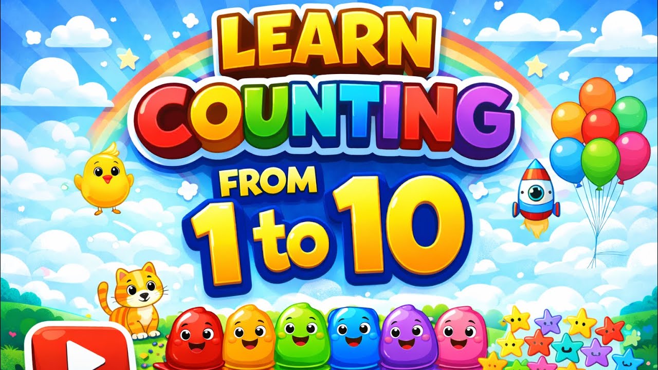 Learn Counting 1 to 10 for Kids 🔢 | Numbers Learning for Toddlers