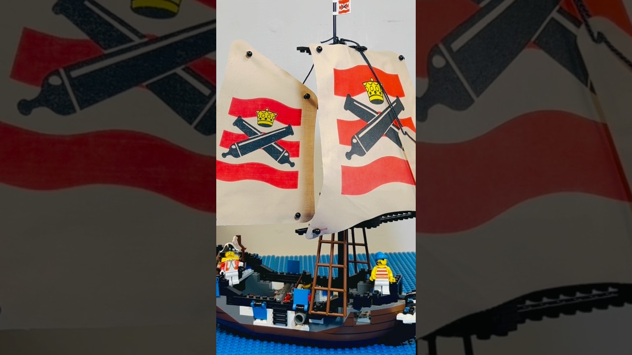 Vintage LEGO set 6271 Imperial Flagship from 1992! #vintagelego #legopirates