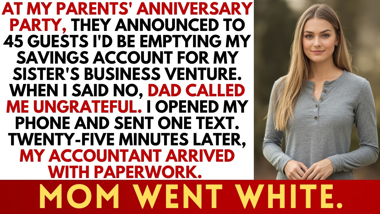 My Parents Transferred My Savings for My Sister - Until the Accountant Spoke Up