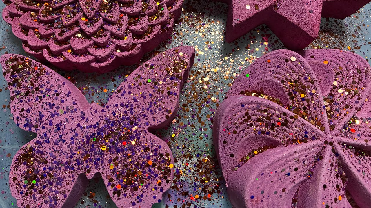 【Chalk ASMR】Red Purple Reformed Gym Chalk Crushing Sounds | Oddly Satisfying ❤️💜