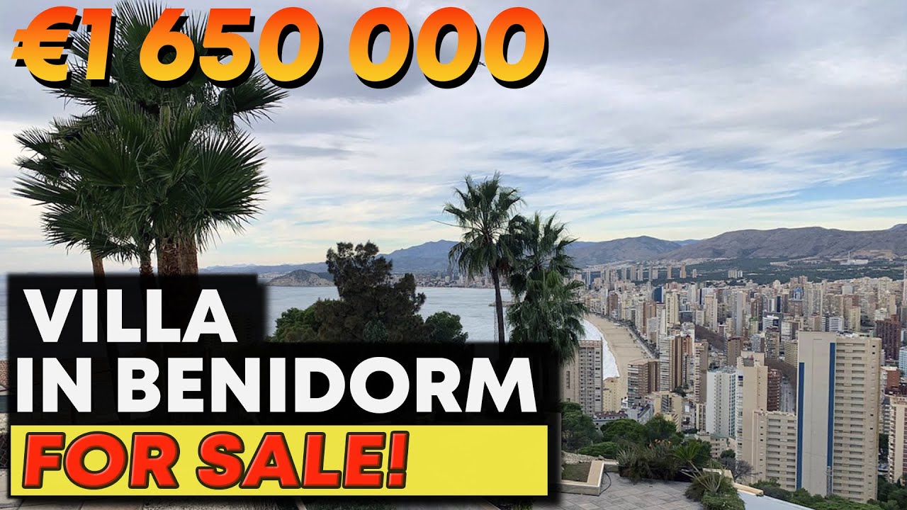 Benidorm, Costa Blanca | Luxury villa with a sea view in Benidorm, Spain