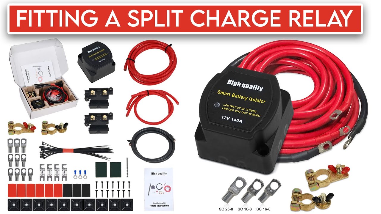 Fitting a Split Charge Relay / Smart Battery Isolator to a Camper Van or RV