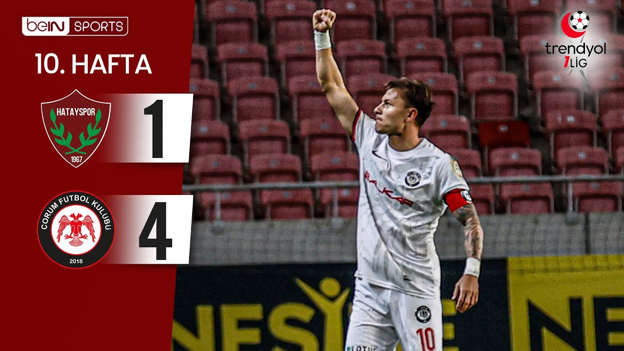 Hatayspor (1-4) &Ccedil;orum FK | 10. Hafta Ma&ccedil; &Ouml;ZETİ | Trendyol 1. Lig - 2025/26