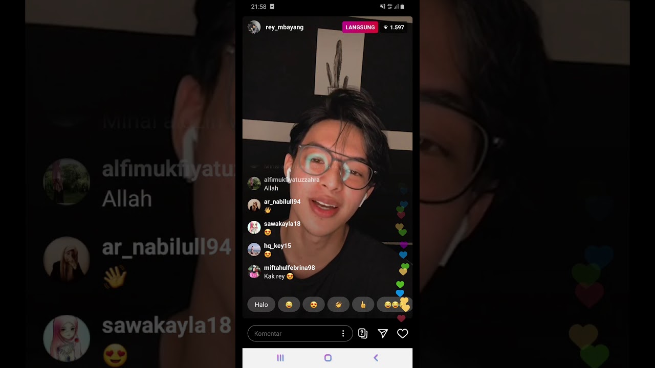 Live IG Rey Mbayang (23 Mei 2020)