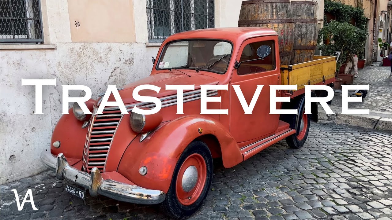 El BARRIO BOHEMIO de ROMA 🍕 Trastevere 4K | 🇮🇹 Roma #4
