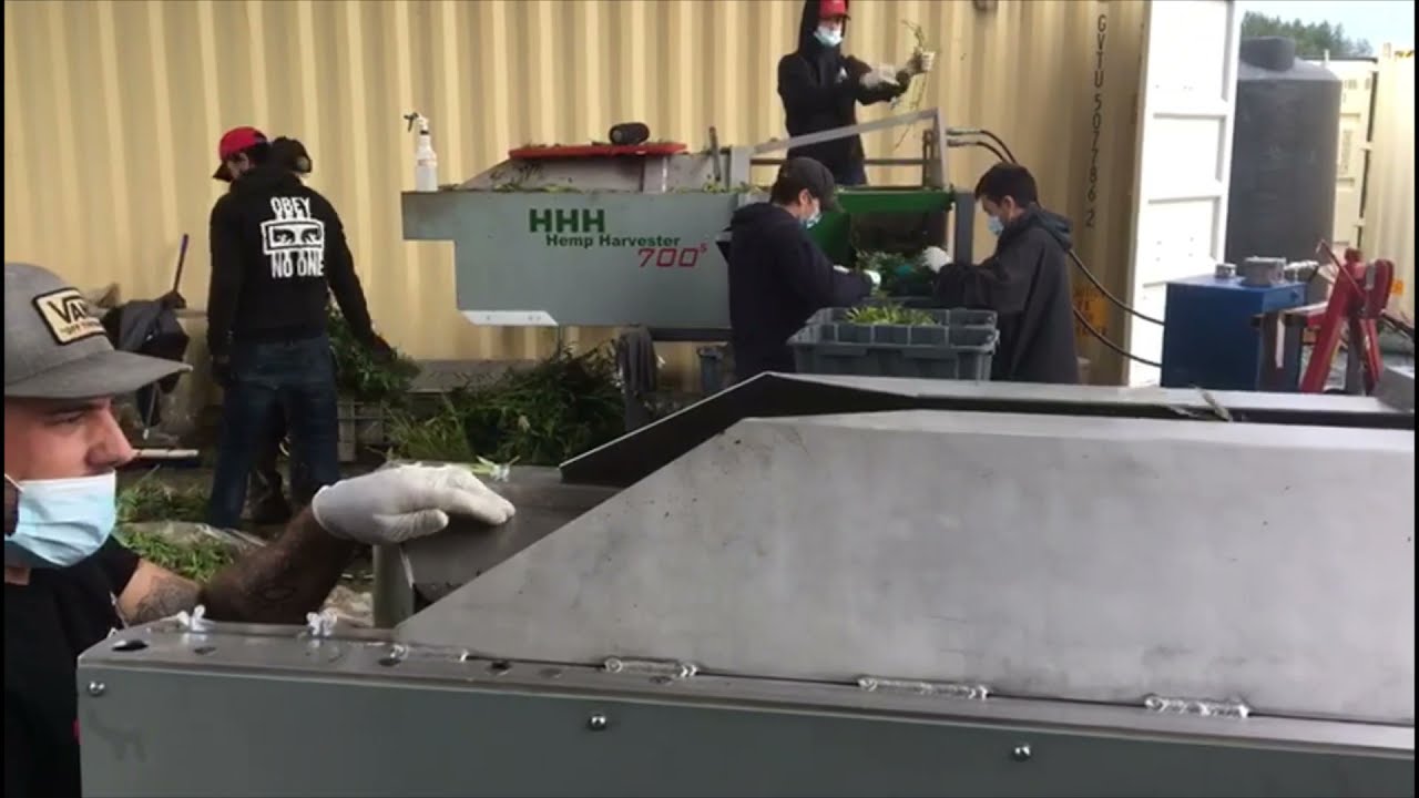 HHH 700 hemp harvester