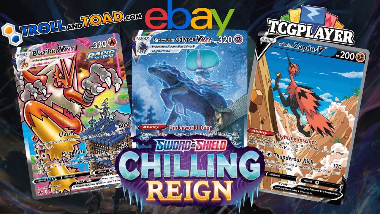 Pokemon Chilling Reign Top 20 Most Valuable Cards! *Price Guide*