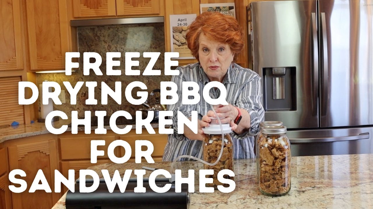 Freeze Drying BBQ Chicken for Sandwiches