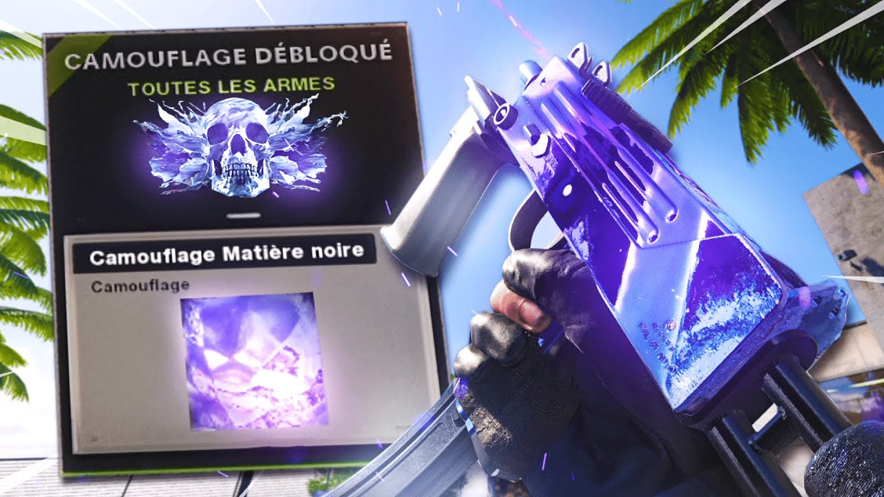 DÉBLOCAGE du CAMOUFLAGE ULTIME DARK MATTER 