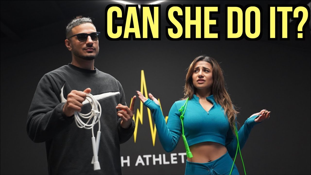 She tried to learn how to jump rope like Rush Athletics and this happened...!!