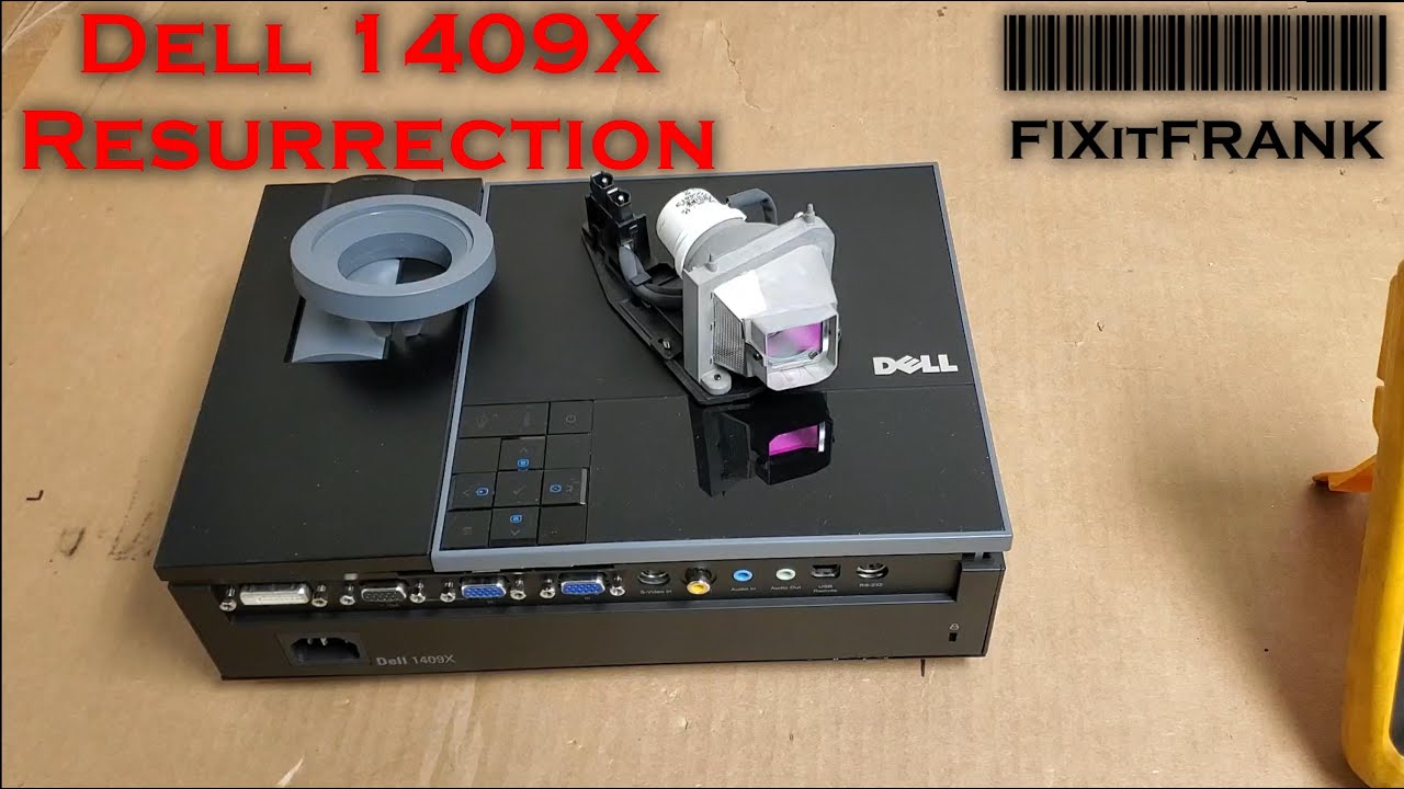 Dell 1409X DLP Projector Resurrection (It's a long one)