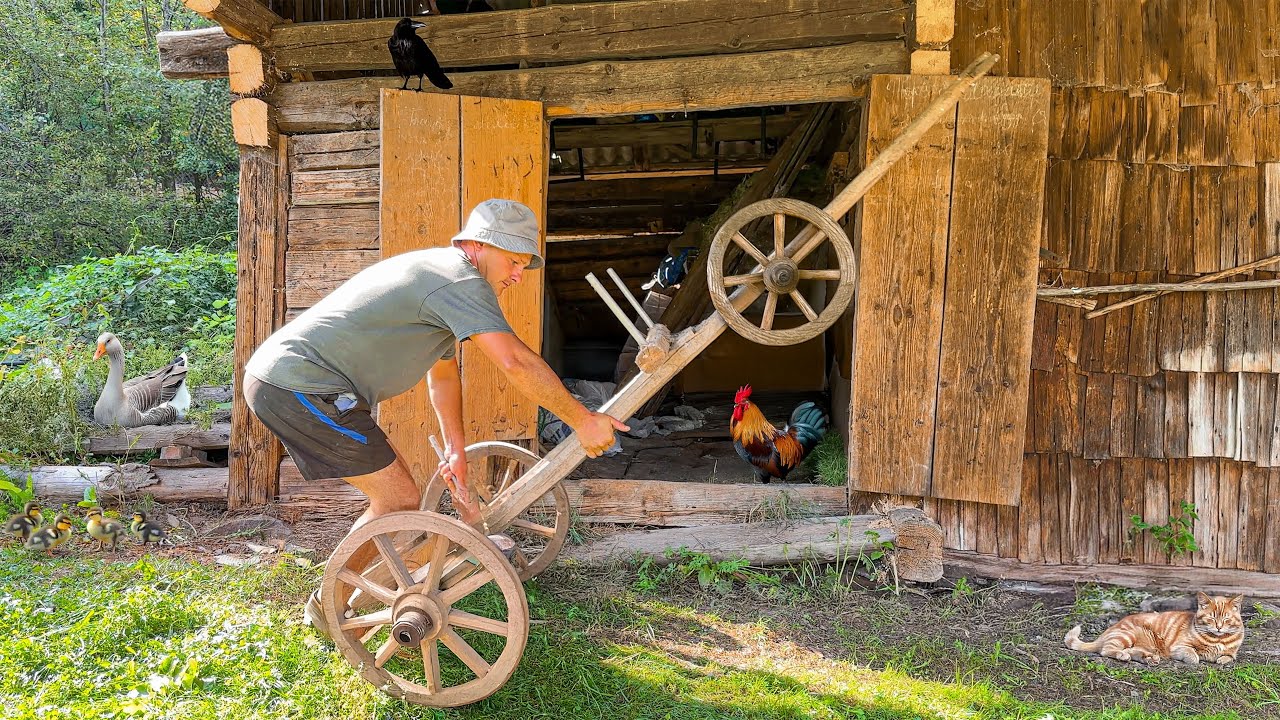 FINALLY Our Underground House is Almost Finished! Primitive life in the Carpathian Mountains