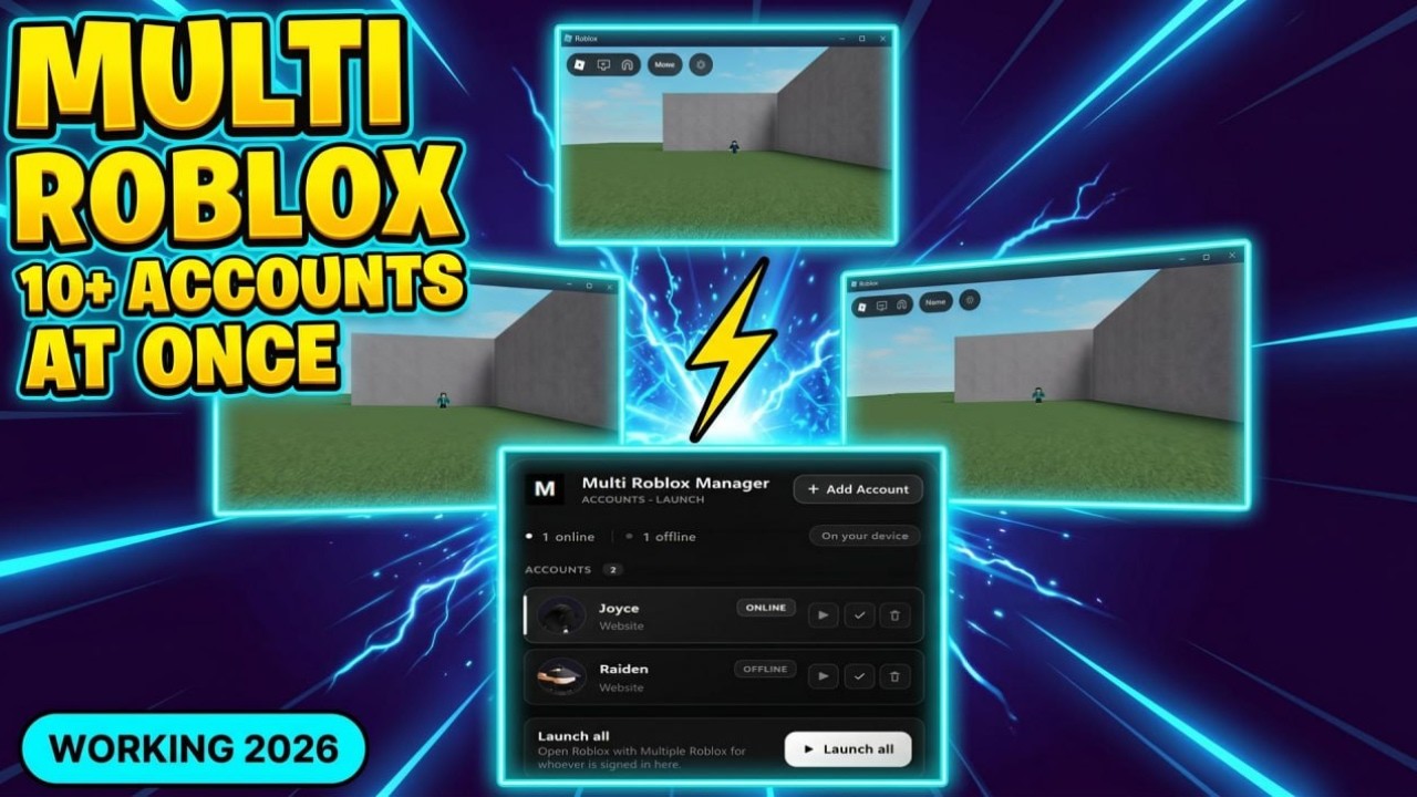 👀 How to Run Multiple Roblox Accounts at Once - Multi Roblox | Roblox Account Manager
