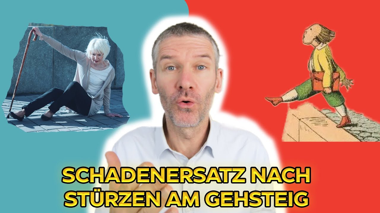 Schadenersatz bei Stürzen am Gehsteig | Anwalt Thomas Fraiss
