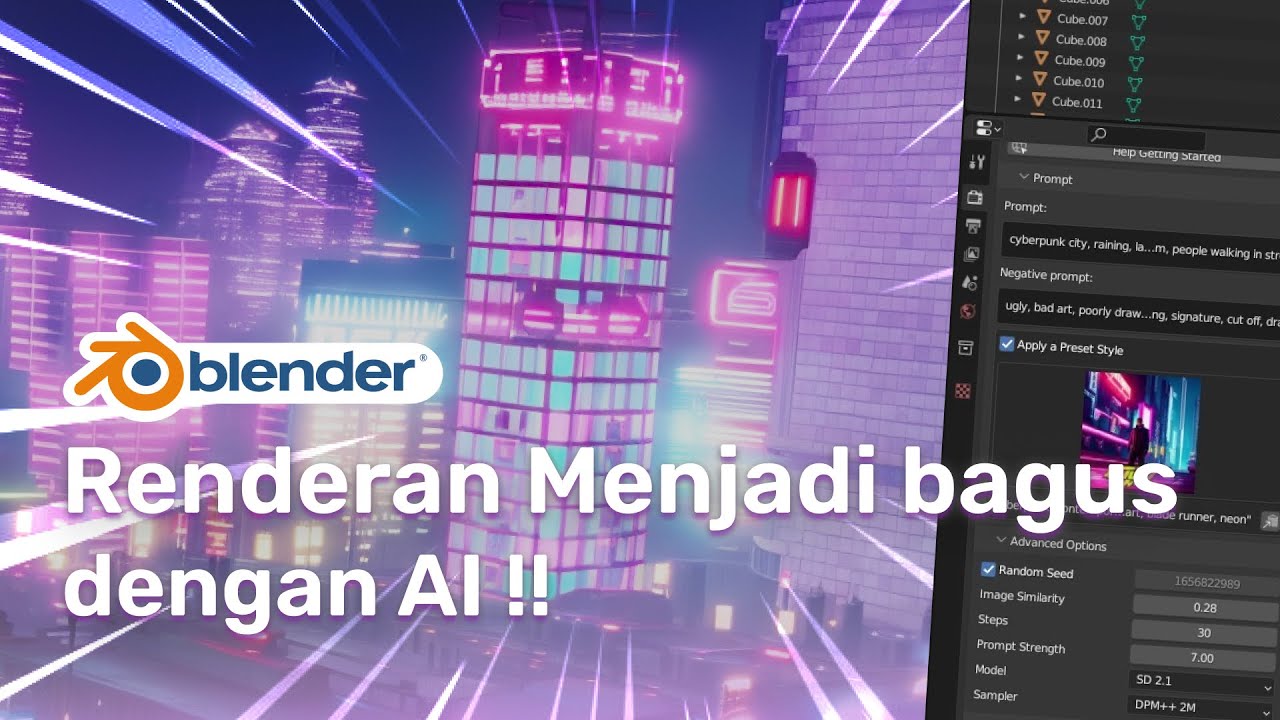 Teknologi Terbaru: Belajar Blender 3D dengan Bantuan AI!