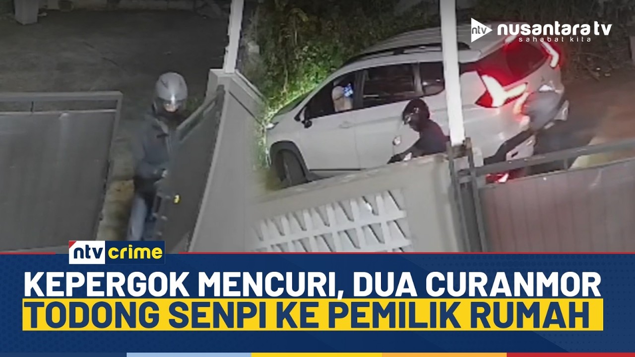 Mencekam! Kepergok Mencuri, Komplotan Curanmor Malah Todong Senpi ke Pemilik Rumah | NTV CRIME