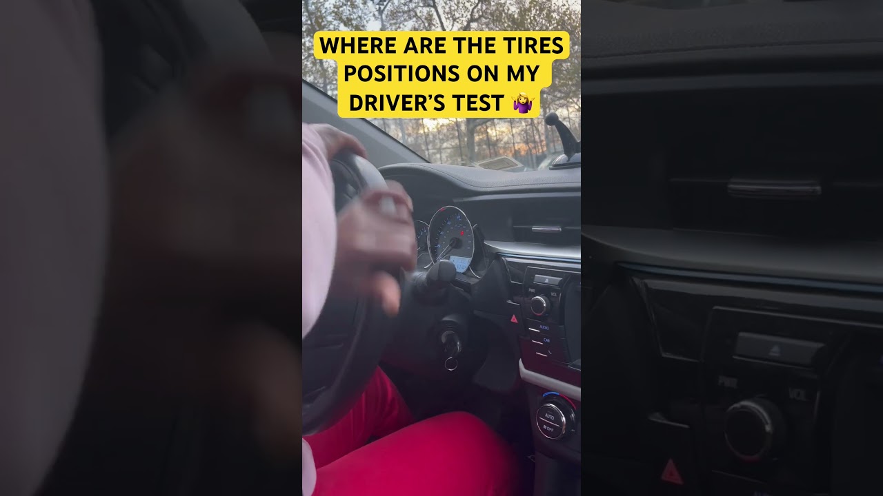 HOW CAN I KNOW POSITION ON MY TIRES ON AFTER PARKING? #drivinglessons101