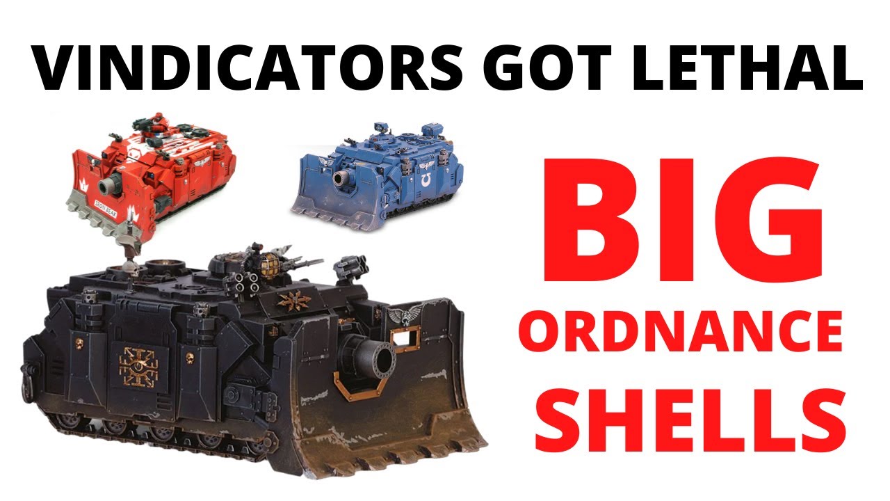Vindicators to get BIG HITTING Firepower - Demolisher Cannon looking Strong!