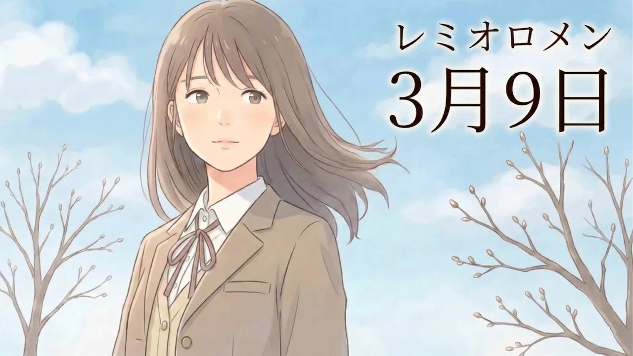 3月9日 / レミオロメン【せつなく響くハイトーン女性ボーカル｜AI Cover】