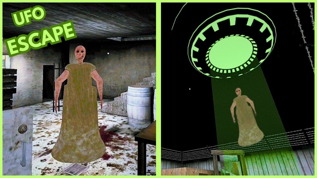 Granny Remake UFO Escape - Mobile Gameplay