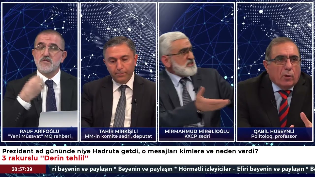 Mirmahmud Mirəlioğlu ilə Qabil Hüseynli arasında QALMAQAL: 