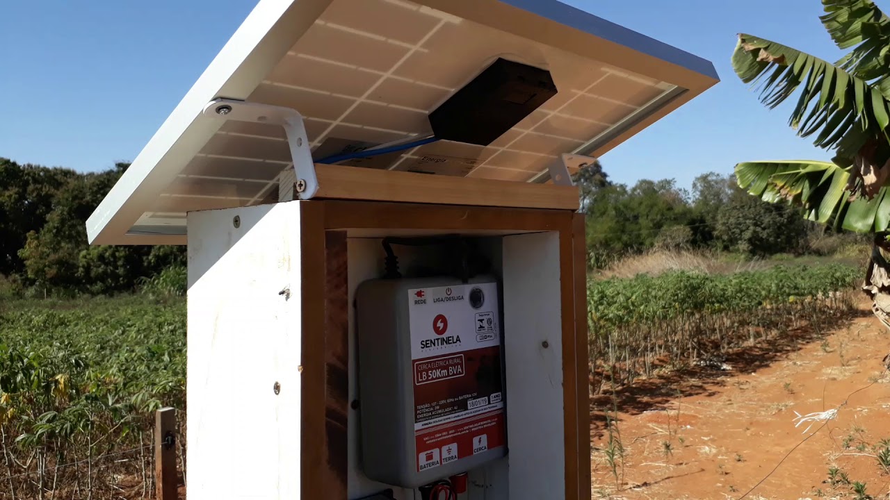 Cerca elétrica solar
