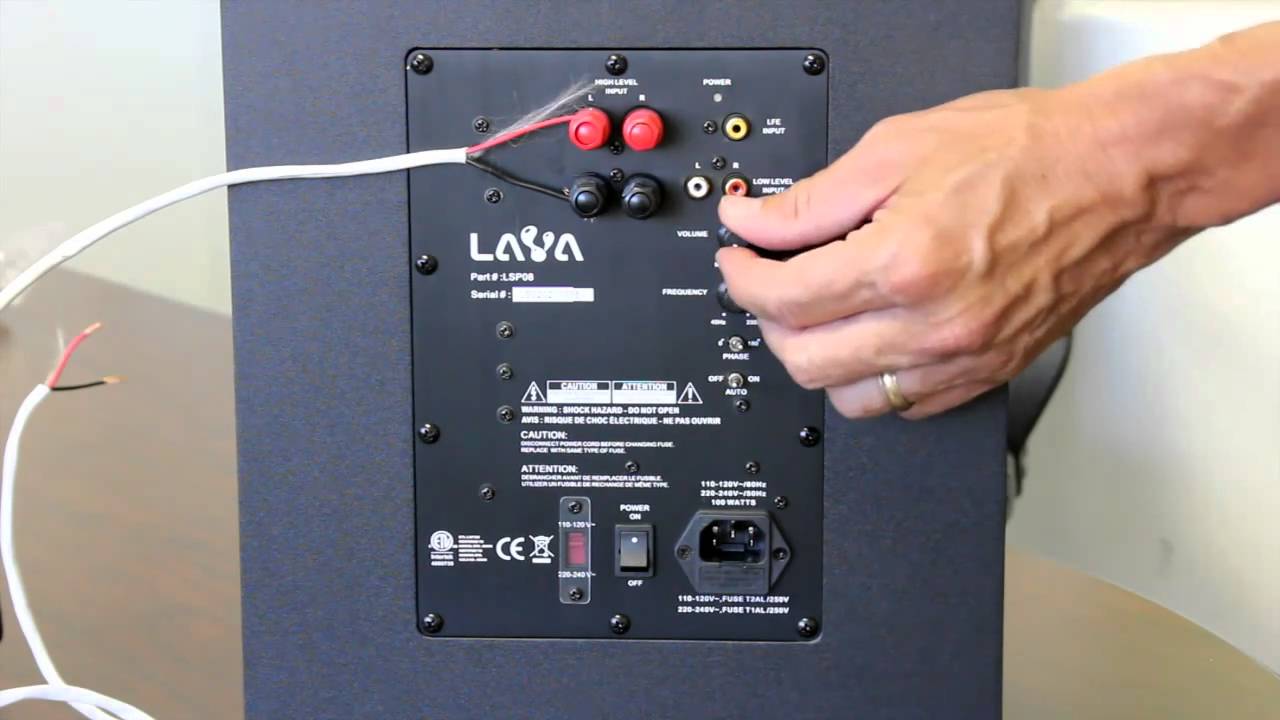 How To Install a HomeTheater Subwoofer