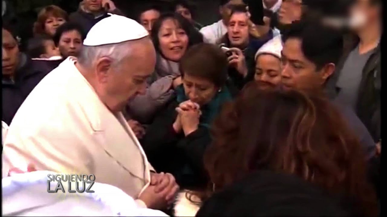 Conmovedora visita sorpresa del Papa