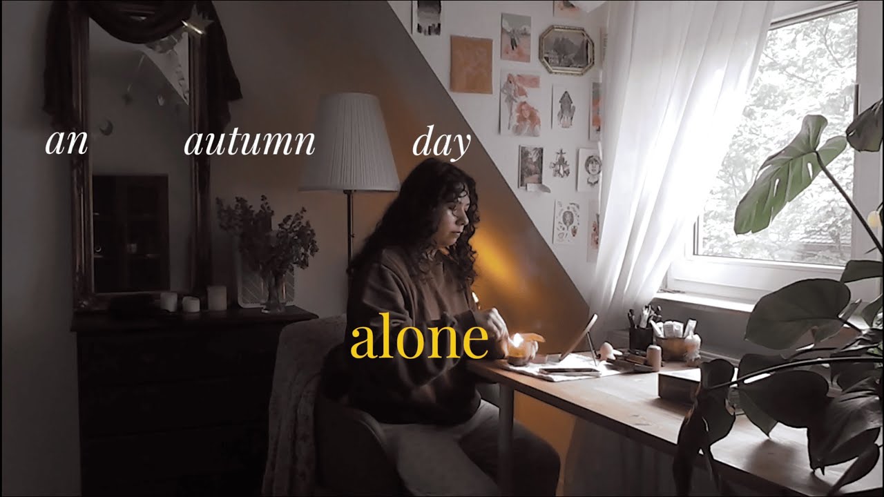 an autumn day alone in Germany