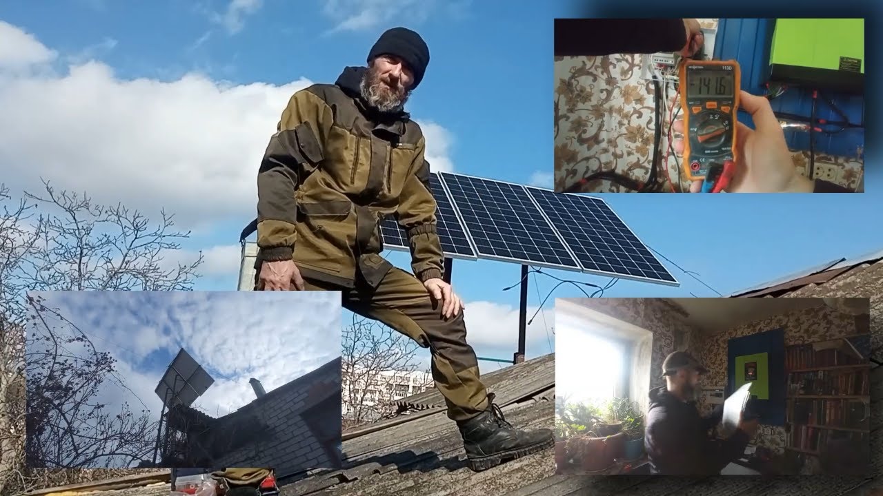 Солнечные панели/Два поля/Два направления/Диод