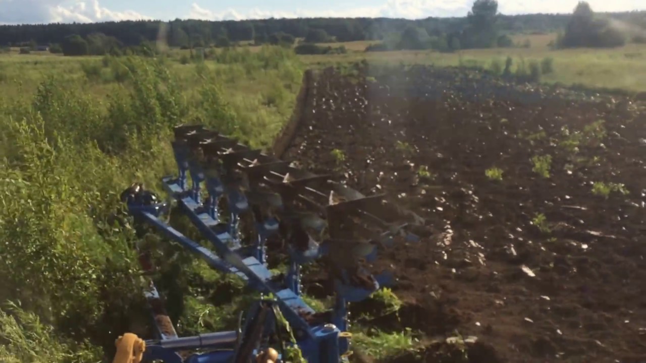 Трактор К 701 + плуг LEMKEN Diamant 7+1 L120 5