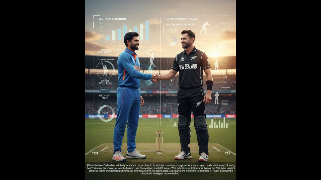 India vs New Zealand Cricket Rivalry & 2026 Series #IndiaVsNewZealand #t20cricket  #cricket2026
